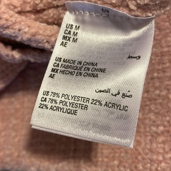 Karen Scott new v-neck pullover sweater! Soft and warm. Lovely blush color. SZ M - Picture 8 of 10